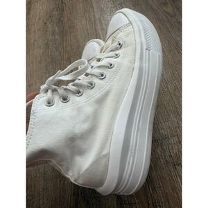 Converse Chuck Taylor All Star Move Platform High Top White Womens 8.5 568498C